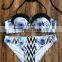 Micro Brazilian Bikini Cups Oem Sublimation Print Swimwear