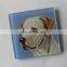 10cm *10cm sublimation blank tempered glass coasters with DIY logo