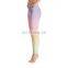 Wholesale sexy custom made sublimation colourful shiny women fitness yoga pants