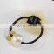 Wholesale fashion genuine mink fur ball hiar elastic for girl women