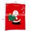 Christmas Printed Red Lightweight Large Drawstring Santa Claus Gift Bag