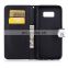 New wallet card holder with stand PU leather case for Galaxy S8 / G9500
