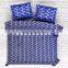 Indian 2017 Ikat Bed sheet Queen Size 100% Cotton Fabric Blue Bedding Set Bedspread