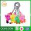 fashion made excellent silicone key chain,keychain silicone