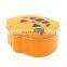 Fancy OEM pumpkin shaped empty gift or cake storage tin for Easter Day's promotion