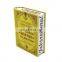 Book shaped christmas rectangle gift tin boxes custom tin cans