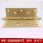 Indoor wooden door hinge bearing full copper hinge pure copper hinge hinge hinge flat open round head gold brass door bolt 4-8 inches