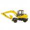 DLS880-9A 8 tons wheeled hydraulic good perfprmance and high quality excavator  for sale