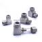 ZG3/8'',O.D 6 mm male thread PU Nylon tube stainless steel y fitting 15mm stainless steel compression fittings ss flanges