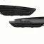 High performance ABS front fog light frame fog lamp grille without holes for Ford focus 2015-2018