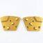 Three-stage diamond grinding block stone ground grinding wheel