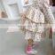 Polka dot cake skirt girls dress Korean children's clothing autumn 2020 new linen cotton lace skirt children