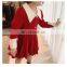 Girls dress autumn 2020 new baby foreign princess dress children small fragrance knitted dress