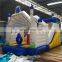 Customized Monkey And Elephant Theme Inflatable Slide Bouncer For Children Play Center
