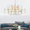 Hot creative crystal chandelier post modern golden crystal chandelier