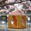 100% FSC Certified Garden Decorative Wooden Birds Feeder