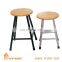Thick Top Wood Round Laboratory Chairs