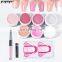 Nail extension builder gel set pink white poly gel kit