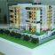 Acrylic  resin building model with model tree and furniture, 3d scale house models