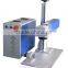 red light positioning galvo meter Fol-10/ 30 portable fiber laser marking machine with CE certificate