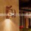 Chinese Restaurant Wall Lamp E27 Wood Wall Lamp Classical Solid Wood Hollow Wall Lamp
