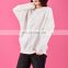 2021 autumn and winter new warm Korean round neck solid color fashion trend loose ladies pullover sweater