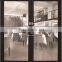 Beautiful Cafe entry KFC metal door/ aluminium swing door