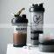 Custom Logo Drinking Powder Clear Anytime Fitness Sport Plastic Gym Water Mixer Protein Bottle Shaker