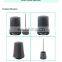 Deluxe pearl glaze ceramic bathroom accessories 8PCS set with waste basket soap dispenser