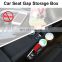 Autoaby Car Seat Gap Storage Box Cup PU Leather Pocket Car Organizer Bottle Cups Holder Multifunctional Car Accessories
