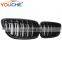 F22 grille carbon fiber front bumper grille for BMW 2 series F22 F23 M2 F87 2014-2018