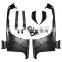 JL Style front fender flare with light for Jeep wrangler JK 07+ fender flare parts 4x4 accessary