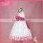 Flower Girl Dresses White And Red, Halter Neck Flower Girl Dresses for Young Girls