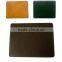vintage color high quality genuine leather mouse pad mouse mat square shape mousepad