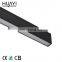HUAYI High Quality Products Modern Office LED Linear Light Aluminum Pendant Lighting