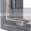 American standard wood color double glass aluminum sliding door and windows