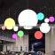 16 color change wireless smart led ball lamp/wholesale hanging plastic ball lights garden pole light smart ceiling for frankever