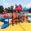 Kids water park outdoor swings playground