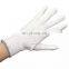 Factory Price High Quality Durable Ventilate Polyester Knitted White Safety Gloves for Work