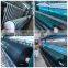 100gsm green and white strip of the 80% sun shade cloth