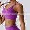 Women Recycled Thin Strap Sports Bras Factory Sales Front Folding Sexy Cross Back Yoga Tops