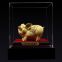 Velvet Sand Gold Crafts Golden Pig