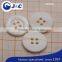 sea shell buttons, flat river shell buttons with 4 holes