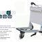 3 Wheel OEM Stainless Steel Baggage Airport Carts Airport Trolleys