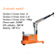 Electric mobile crane with winch