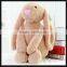 custom made long ears plush rabbit toys for promotion