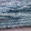 NATURAL AQUAMRINE FACETED SINGLE STRAND BEADS 13 INCH