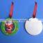 metal christmas ornament tags with string