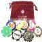 wholesale custom poker chips set with velvet bags