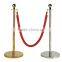 Chrome Stanchion with Red Velvet Rope